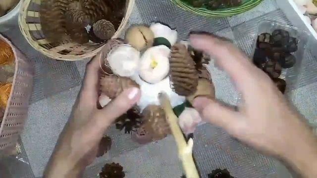 Осенний топиарий. Поделки на осеннюю тему. смотреть онлайн