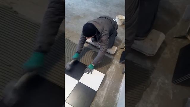 Как укладывать плитку на пол!!! смотреть онлайн