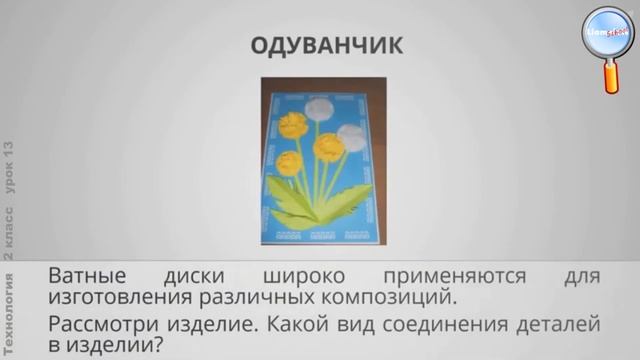 Технология 2 класс (Урок№13 - Какие бывают нитки и ткани?)