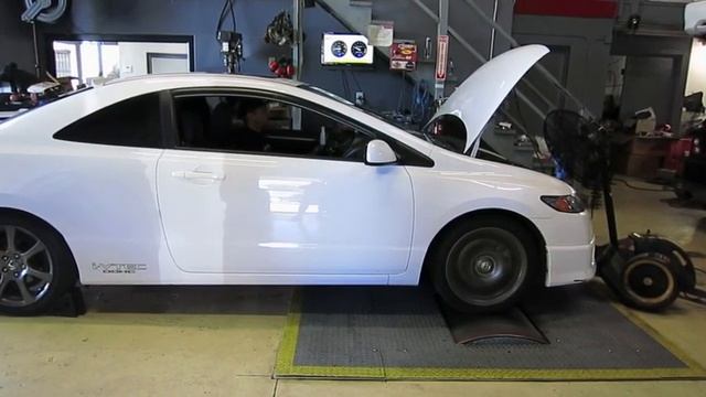 Stock 07 FG2 Civic Si on Dyno w/ OEM and K&N Air Filter смотреть онлайн