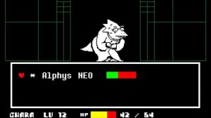 Unitale Alphys NEO戦(undertale fangame)