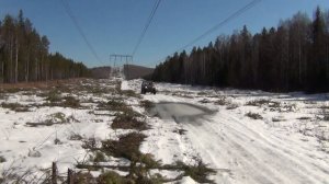 Трофи - поездка между поселками Северка и Таватуй Свердловской области