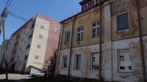 Озёрск ул Пограничная от техникума до площади Победы Калининградская обл. - 20 апреля 2018