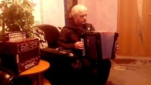игра на гармошке играет виртуоз