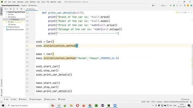 __init__ method in Python (Python Tutorial - Part 46)