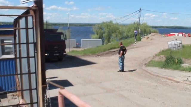 Отгрузка фундаментов для опор освещения. Самара, Лесная, 23 смотреть онлайн