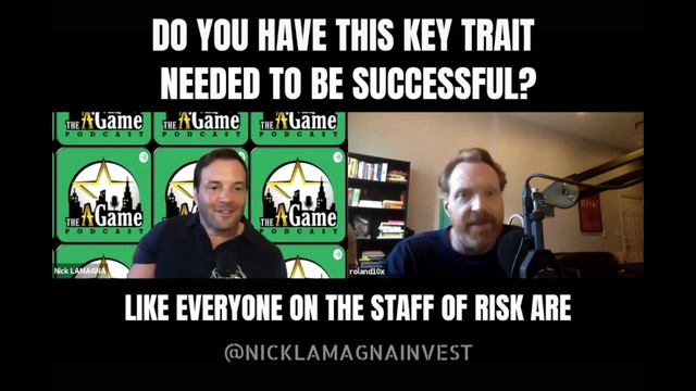 Do You Have This Key Trait To Be Successful? Risk! Host Kevin Allison talks on The A Game Podcast