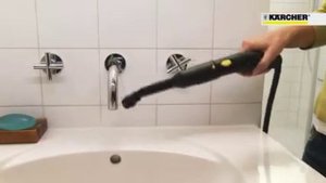 Демонстрация работы пароочистителя Karcher SC 2.600 CB 1.512-361.0