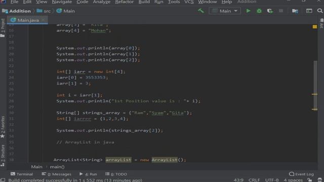 ArrayList in Java explained in Hinid. Java course in Hindi Part - 8