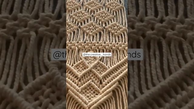 Table Runner patterns #creative #diy #handmade #subscribe #tablerunner #macrame #macramemakers