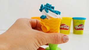 Лепим Мороженое из пластилина Плэй До / Sculpt Plasticine Ice Cream Play Doh