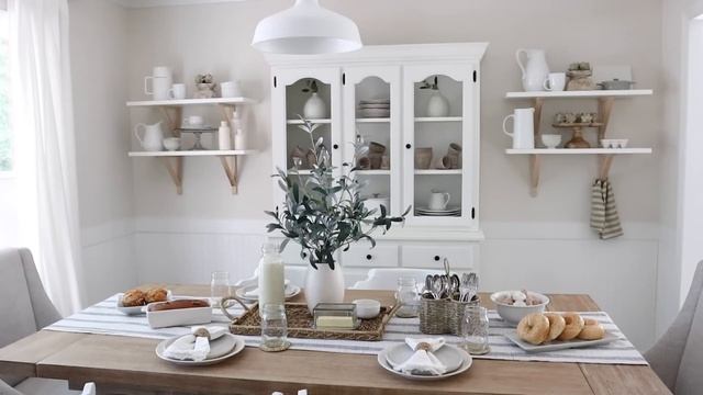 SUMMER HOME TOUR 2021 FARMHOUSE DECORATING IDEAS  NEUTRAL COZY HOME DECOR  HOUSE  HOLM