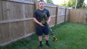 UPDATE/REVIEW!! Dewalt XR 20v string trimmer setup I WEED EATER demonstration