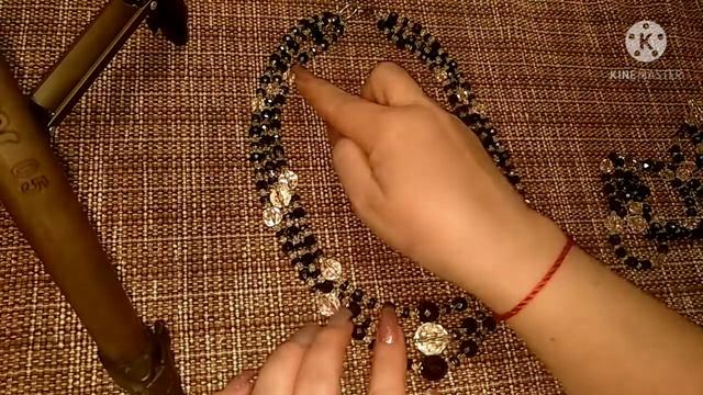 Переделка бус. Комплект "Чёрно-белое кино"??️?с примеркой. смотреть онлайн