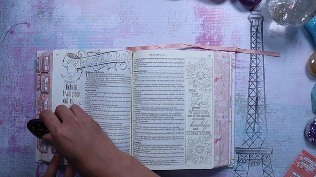 Review "My Promise Bible"| How to put index tabs #biblestudy #biblejournaling #bibleverse