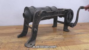 Давайте приготовим сосиски! Реставрация шприца для набивки колбасы 1890-х годов