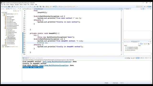 Exception Handling part-2 смотреть онлайн