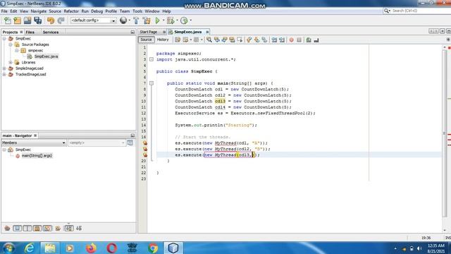 Java the complete Reference Ninth Edition (Chapter 28) Example (8) Using an Executor смотреть онлайн