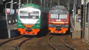 Электропоезда ЭД4М-0442 "Экспресс", ЭД4М-0447 "ЦППК"