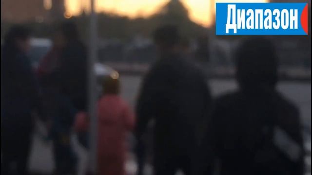 Пешеходный переход возле Керуен сити. Город Актобе