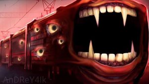 Звуки издаваемые Поездом Пожирателем | Train Eater sounds