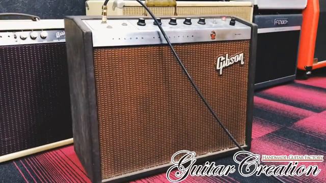 Gibson GA-19 RVT ‘65年製【Falcon Amp】15-Watt 1x12 ~Oxford 12T6 12" Speaker~ смотреть онлайн