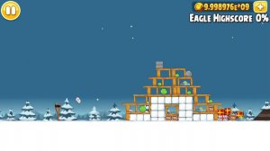 Angry Birds Seasons Season's Greedings All levels (Mighty Eagle) Any%