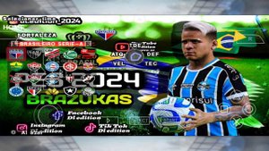 PÉS 2024 (PPSSPP) 100% ATUALIZADO PARA ANDROID LITE COM BRASILEIRÃO A, B, C, CÂMERA DE PS5😍✅