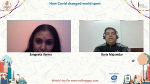 Boria Mujumdar on "How Covid changed world sport" with Sangeeta varma | Nagpur Literature Festival