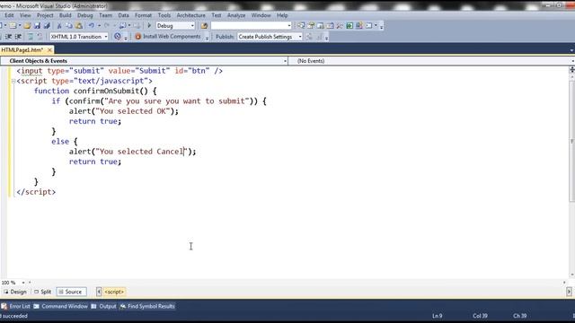 Events in JavaScript