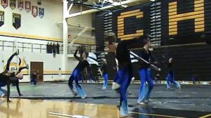 Zydeco Color Guard 2008 (Exhibition during WGI)