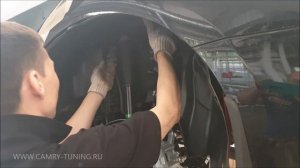 Подробно о шумоизоляции подкрылков Сamry V70 2021-  Автотехцентр Camry Tuning