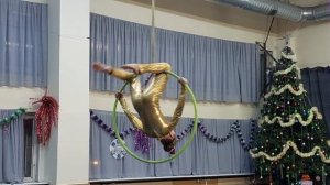 Воздушная гимнастика. Открытый урок. Кольцо.