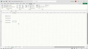 Insert Radio Buttons in Microsoft Excel