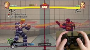 Super Street Fighter 4 Cody Trials 1-24 PS3 Controller Tutorial