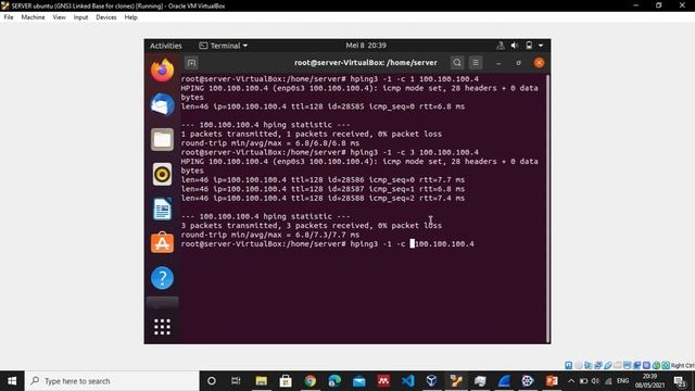 SIMULASI DDOS ATTACK - PING OF DEATH DAN SYN FLOODING - смотреть онлайн