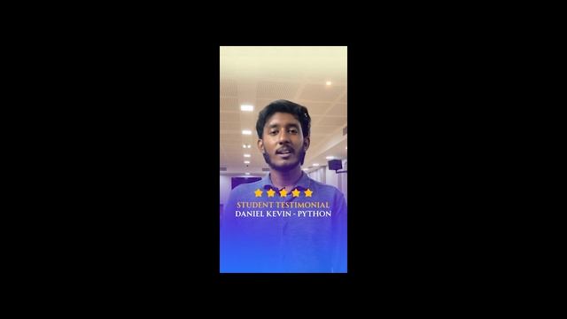 Student Testimonial | Daniel Kevin - Python | SLA Institute | Softlogic Systems