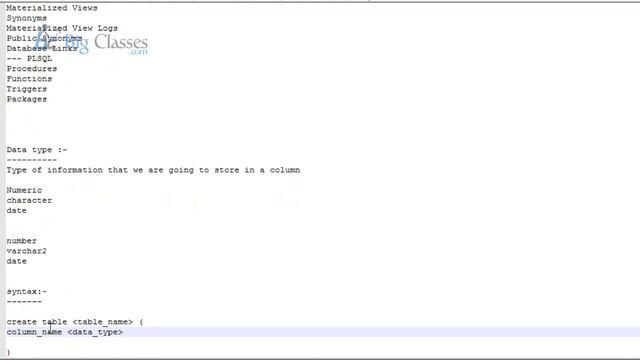 Oracle PL SQL Training Videos - Oracle PL SQL Tutorials - BigClasses
