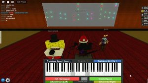 Krusty Krab Theme (shorter version) | Roblox Piano (sheets in desc)