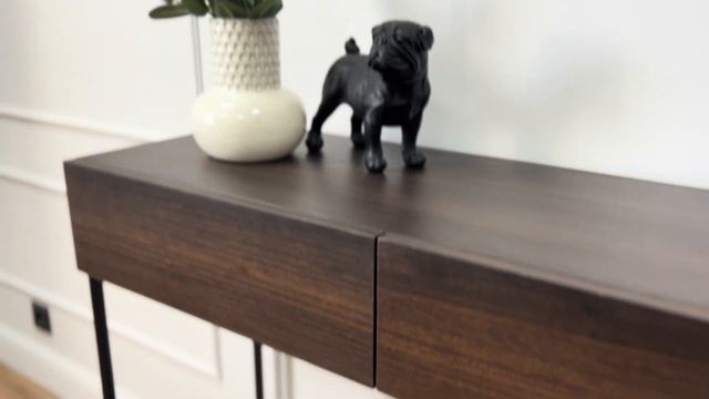 Консоль в натуральном шпоне, Brooklyn Bow консоль в прихожую. Дизайнерская мебель Grande House