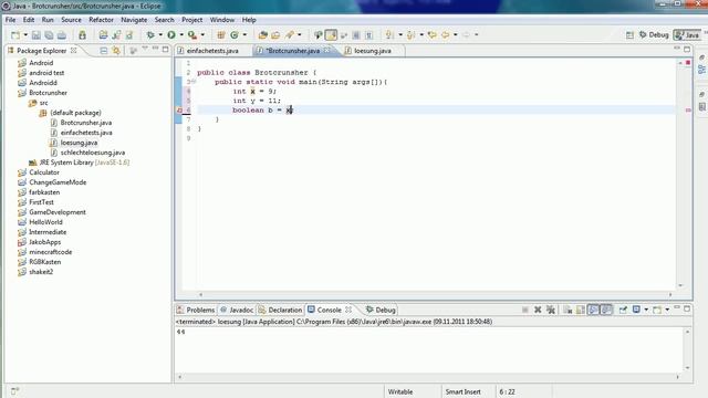 Java Tutorial 16 - boolean : wahr oder falsch? смотреть онлайн