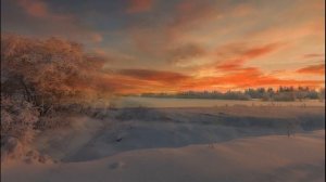 Уральский народный хор  -  Белым снегом