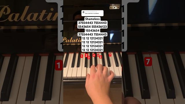 Shameless // follow my instagram: jessnotes123 #piano #pianotutorial #pianomusic #camilacabello