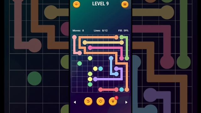 Connect the dots - Line puzzle game Expert level - 9 #shorts