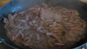 Бефстроганов из свинины