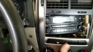 2005 KIA Spectra radio removal