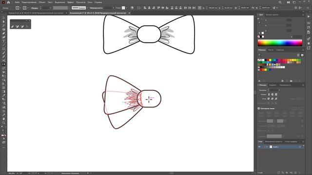 Рисуем бантики в Adobe Illustrator