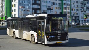 Автобус НефАЗ-5299-40-52 (АТ 370 22). Покатушки по Барнаулу.