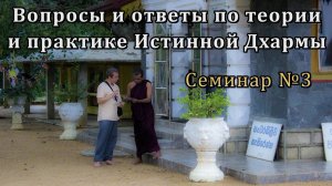 Вопросы и ответы по теории и практике Истинной Дхармы. Семинар №3