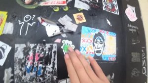 Осенний MIX stickerbombing. СТИКЕРБОМБИНГ. Метро и Центр Москвы. Без Graffiti.